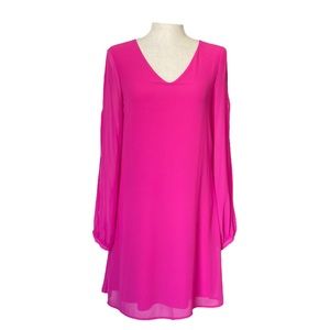 Gianni Bini Hot pink fuchsia loose flowy dress